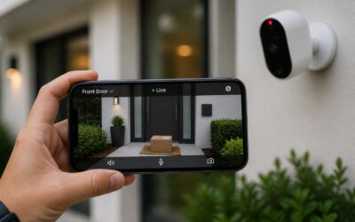 Stream security camera to mobile phone with alerts.