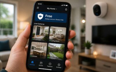 Find what security camera app is free for your home.